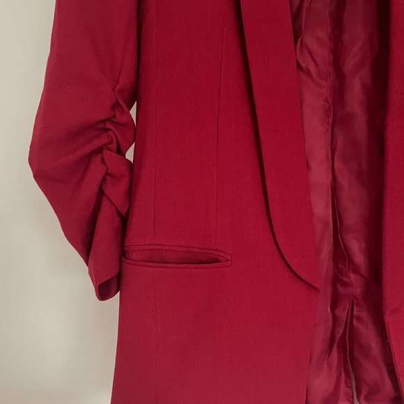 H&M red blazer, size US 2-4 - Picture 4 of 7